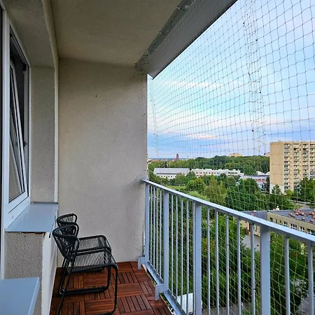 Kozielska Z Balkonem, Klimatyzacja, Darmowy Parking Daire Gliwice
